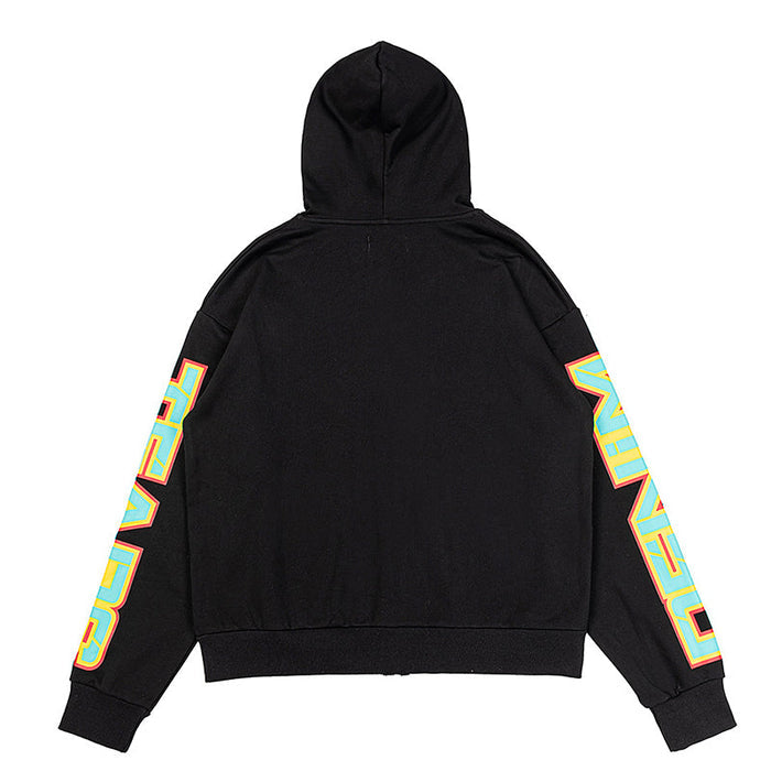 DENIM TEARS Spring Gardens Zip Hoodie Black