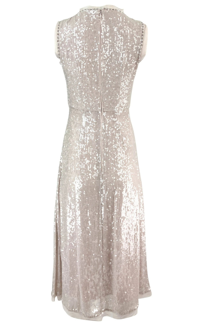 Erdem Denise Crystal Embellished Sequin Midi Dress - Runway Catalog