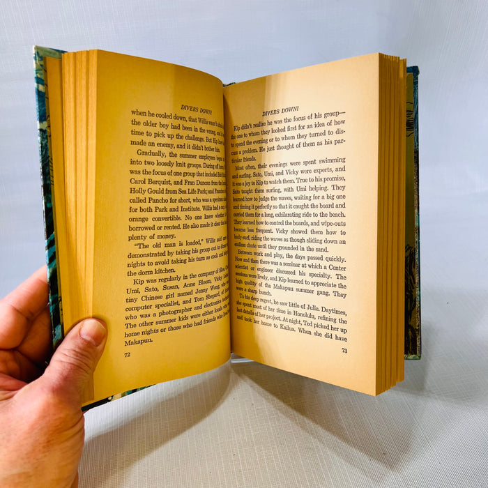 Diver Down Adventure Under the Hawaiian Seas by Hall Gordon illustrations by James Temple 1971 A Whitman Book Western Publishing