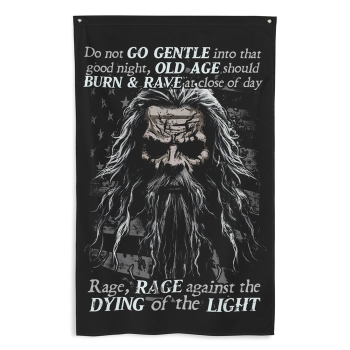 Do Not Go Gentle Wall Flag