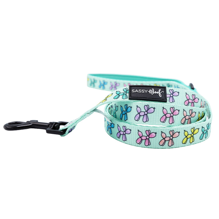 The Sassy Woof Dog Four Piece Bundle - Pup Pup Hooray features a cute butterfly leash, perfect with an adjustable harness or as an adorable addition to your dog’s birthday accessories.