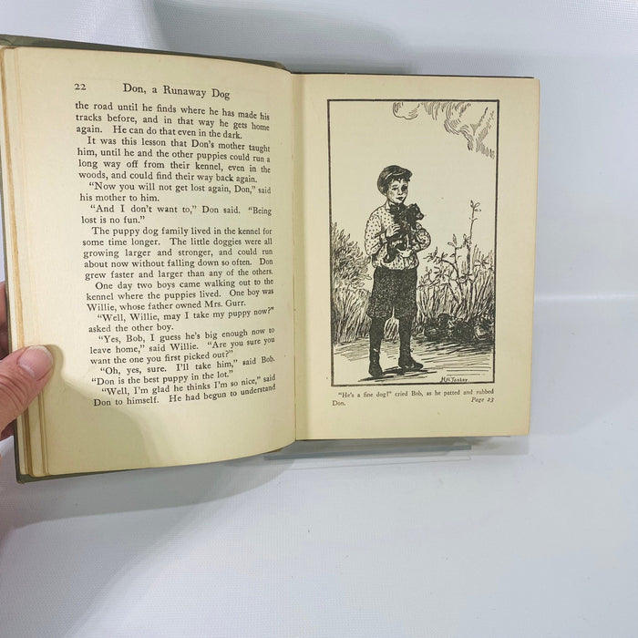 Don a Runaway Dog by Richard Barnum A Kneetime Animal Stories 1915 Barse & HopkinsVintage Book