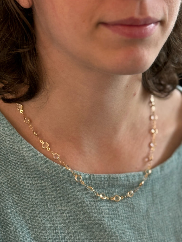 Gold Sparkly Necklace