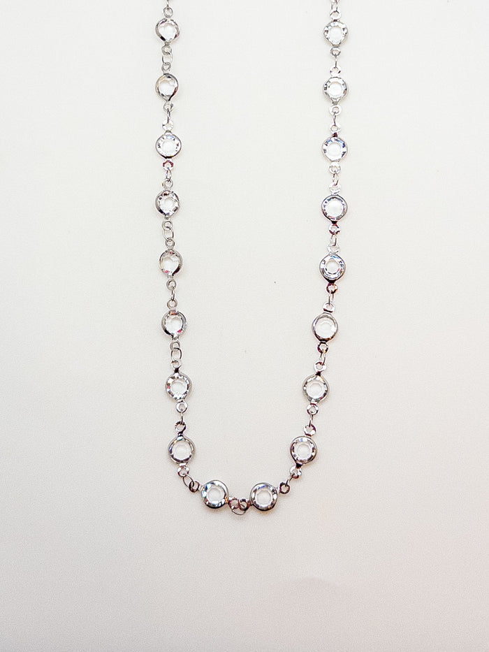 Silver Sparkly Necklace