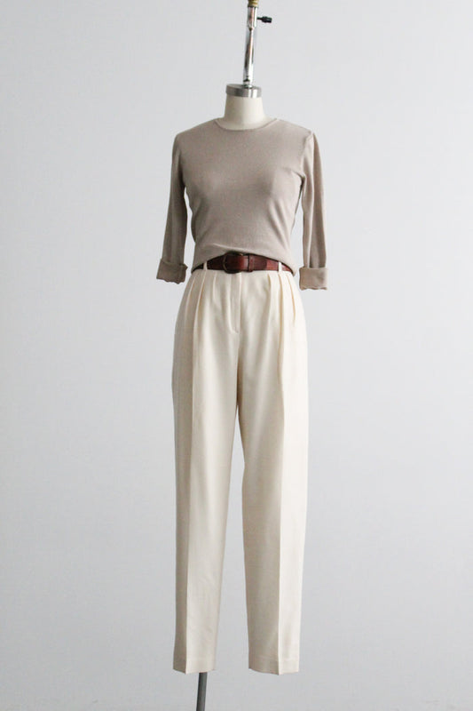 driftwood wool trousers
