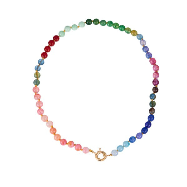 Earthy Elegance Natural Stone Necklace-F-Cute-Trendy-Shop-Womens-Boutique-Clothing-Store