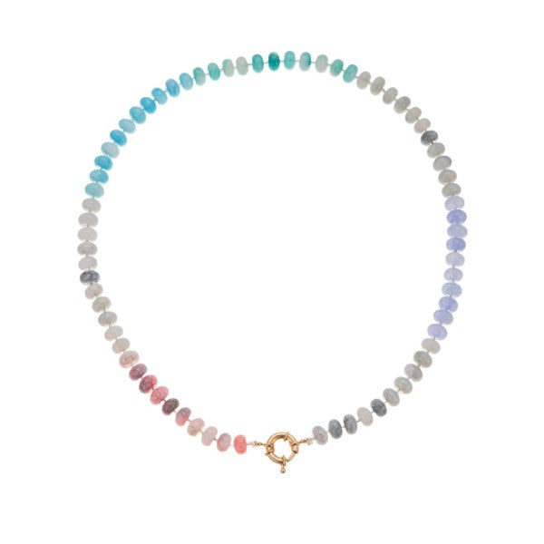 Earthy Elegance Natural Stone Necklace-D-Cute-Trendy-Shop-Womens-Boutique-Clothing-Store