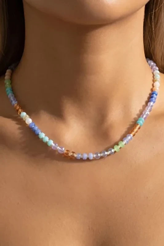 Earthy Elegance Natural Stone Necklace-H-Cute-Trendy-Shop-Womens-Boutique-Clothing-Store