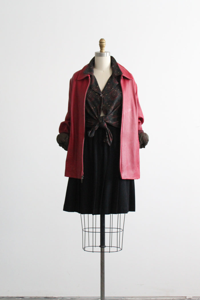 eclipse wool pleated mini skirt