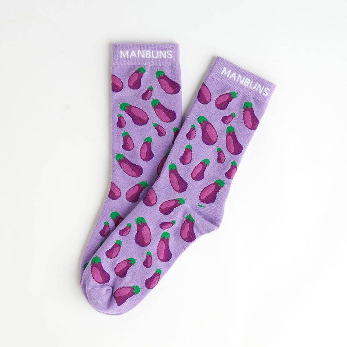 Eggplant Unisex Crew Socks - Intimate Whispers