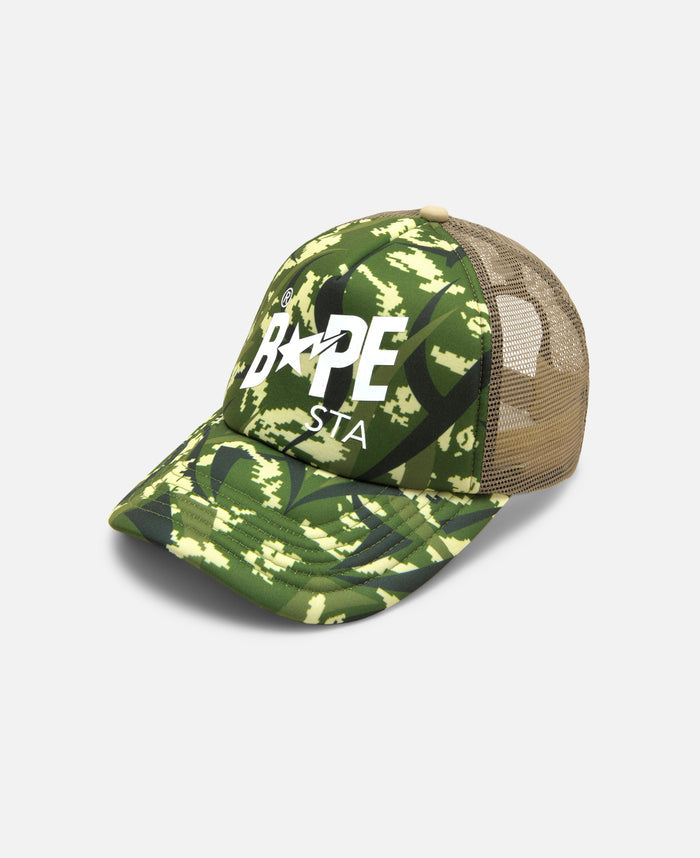 Egra Camo Trucker Cap (Green)