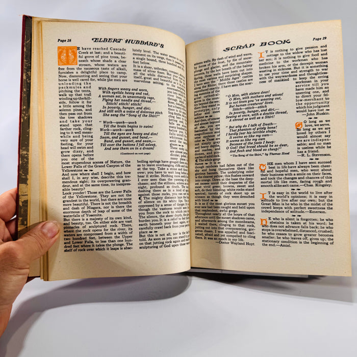 Elbert Hubbard’s Scrap Book (1923, Hardcover) – A Roycroft Classic of Inspirational Wisdom