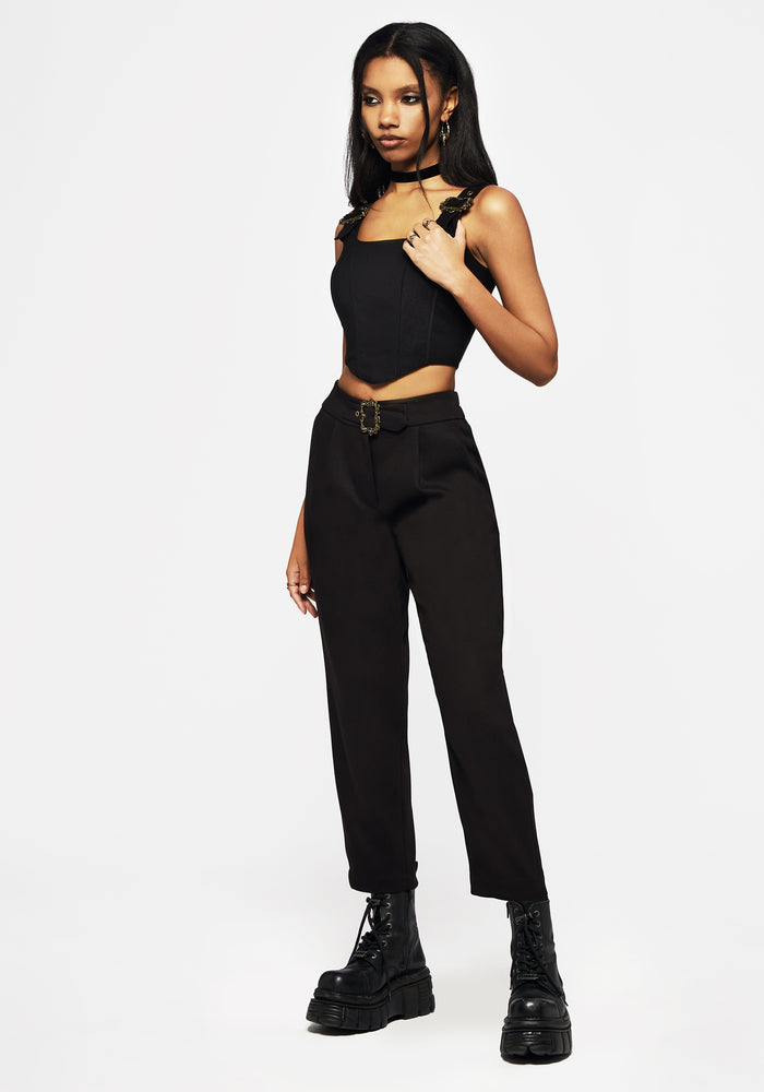 Elder Tapered High Waist Trouser