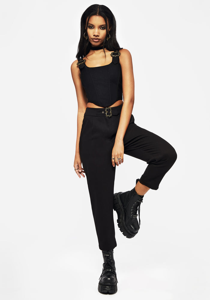 Elder Tapered High Waist Trouser