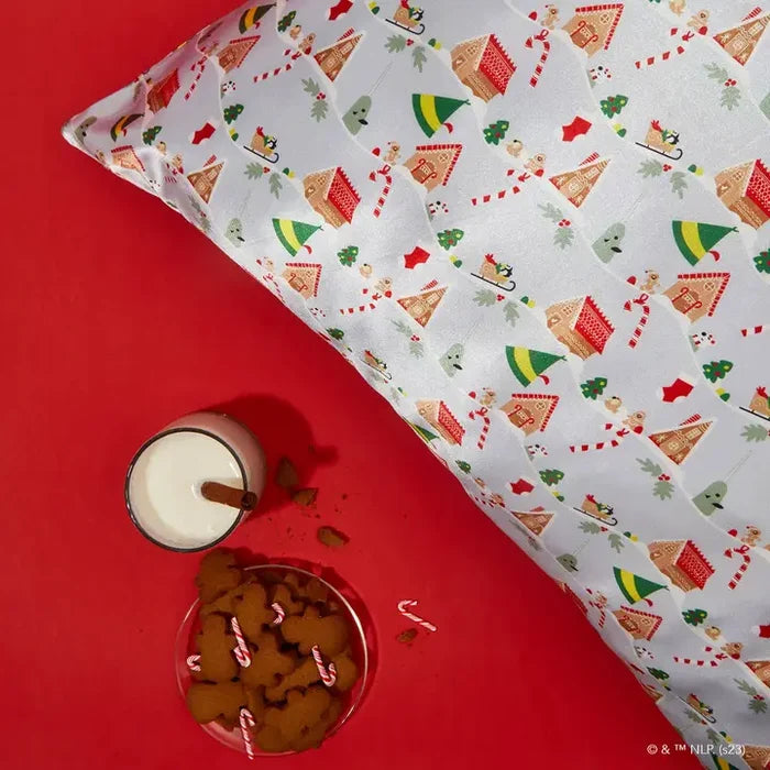 Elf X Kitsch Satin Pillowcase - Periwinkle Christmas – alternate view 2
