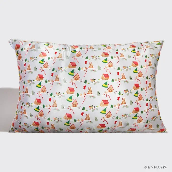 Elf X Kitsch Satin Pillowcase - Periwinkle Christmas – alternate view 4