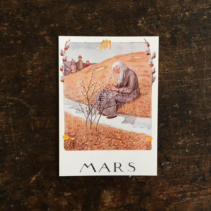 Elsa Beskow Individual Month Postcards