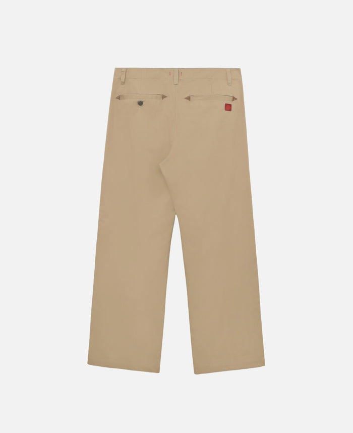 Embroidered Chino Pants (Beige)