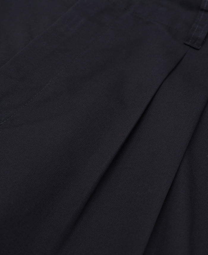 Embroidered Chino Pants (Navy)