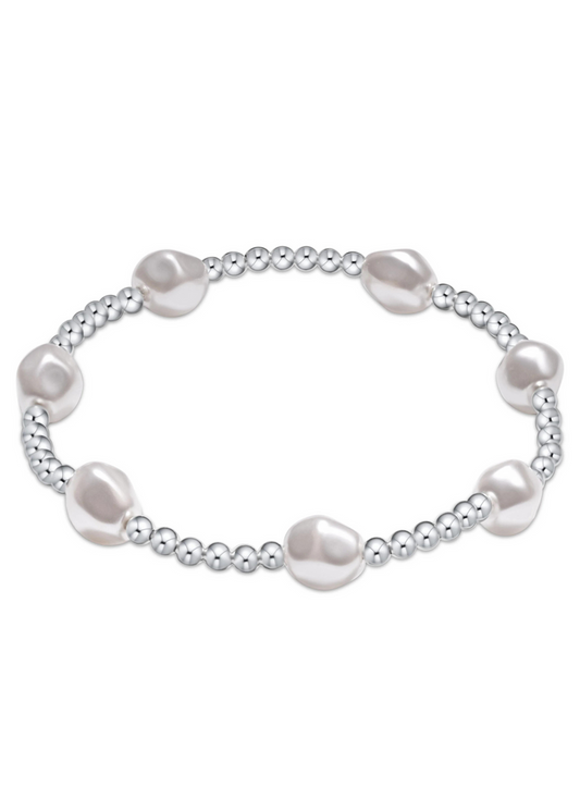 enewton Designs Admire Sterling 3mm Bead Bracelet - Pearl