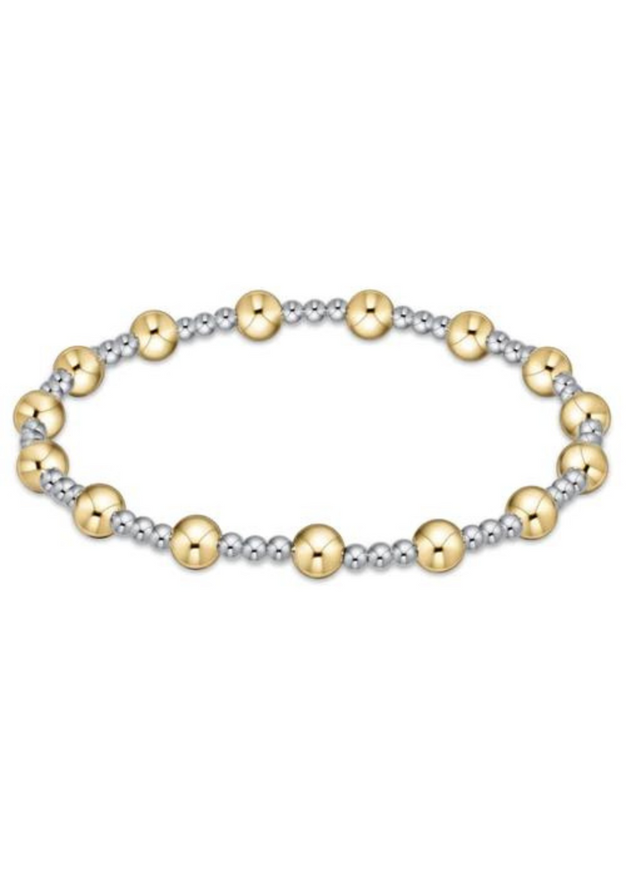 enewton Designs Classic Sincerity Pattern 5mm Bead Bracelet - Mixed Metal