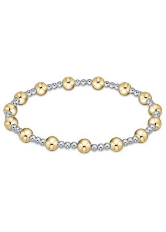 enewton Designs Classic Sincerity Pattern 5mm Bead Bracelet - Mixed Metal