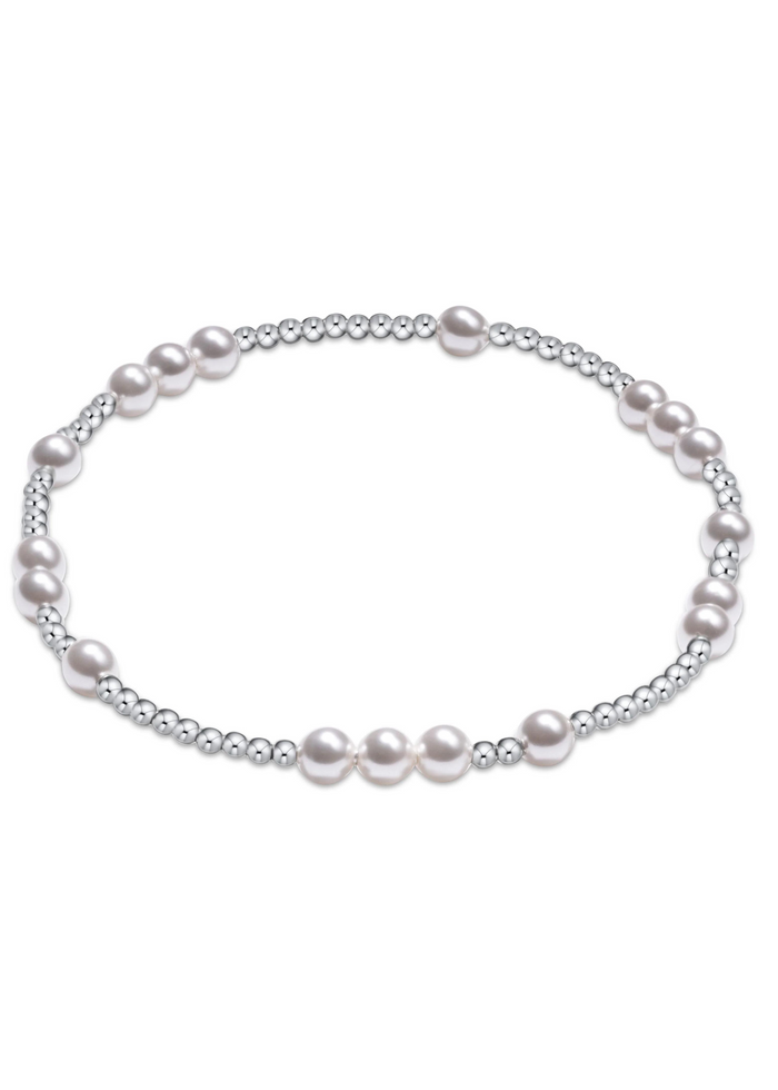 enewton Designs Hope Unwritten Sterling 4mm Bead Bracelet - Pearl
