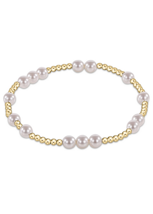 enewton Extends Hope Unwritten 5mm Bead Bracelet - Pearl