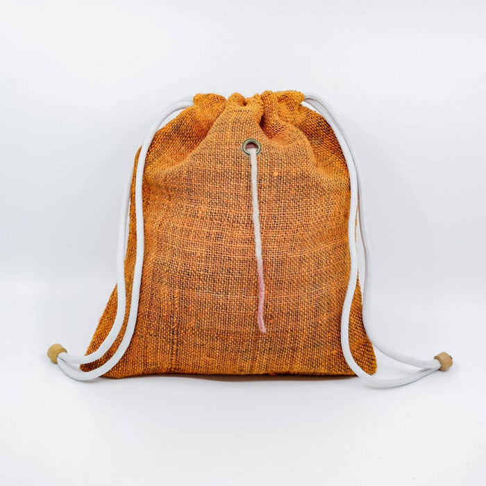 Fibres of Life Natural Hemp Drawstring Yarn Sack-Small