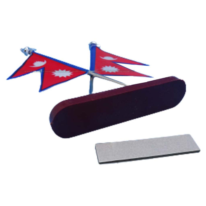 Decorative Nepal flag for dashboard and desk