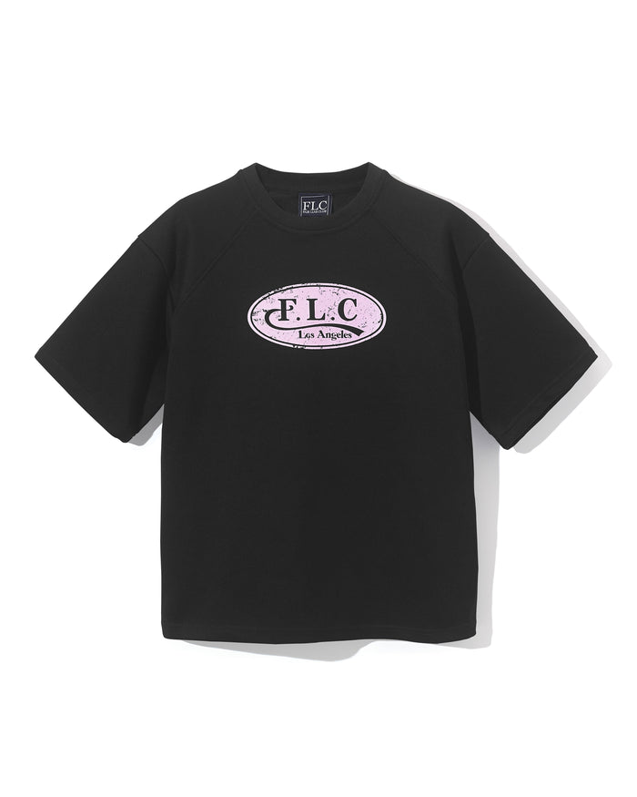 [FLC] CRACK HALF SWEATSHIRTS (Black)