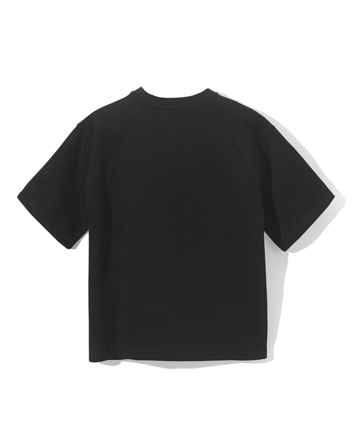 [FLC] CRACK HALF SWEATSHIRTS (Black)