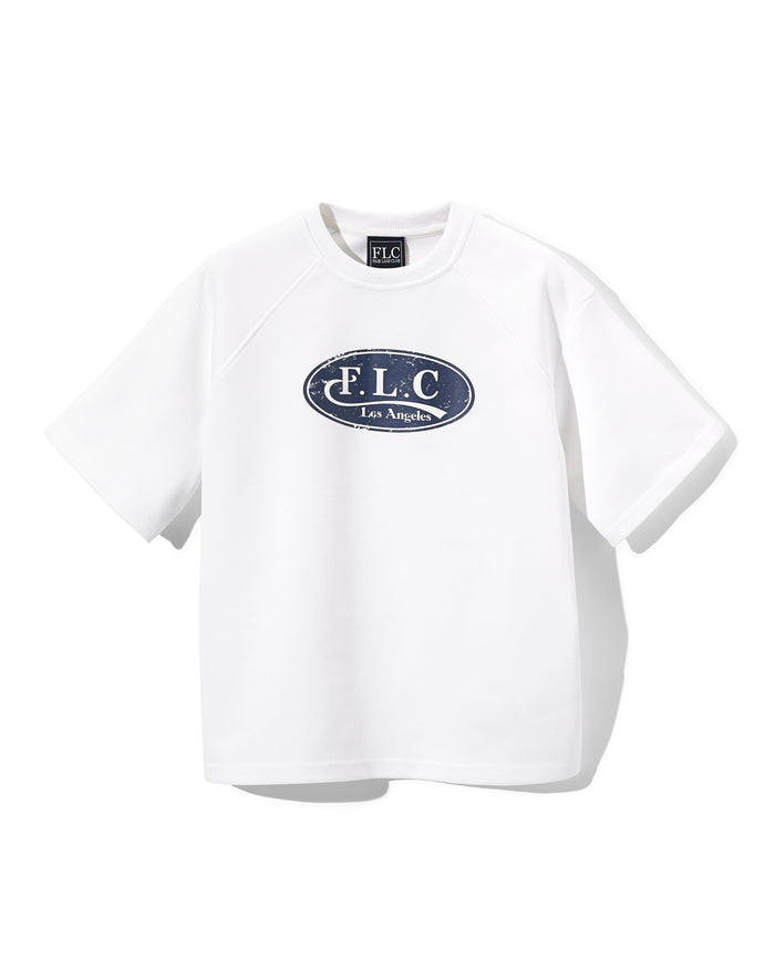 [FLC] CRACK HALF SWEATSHIRTS (White)