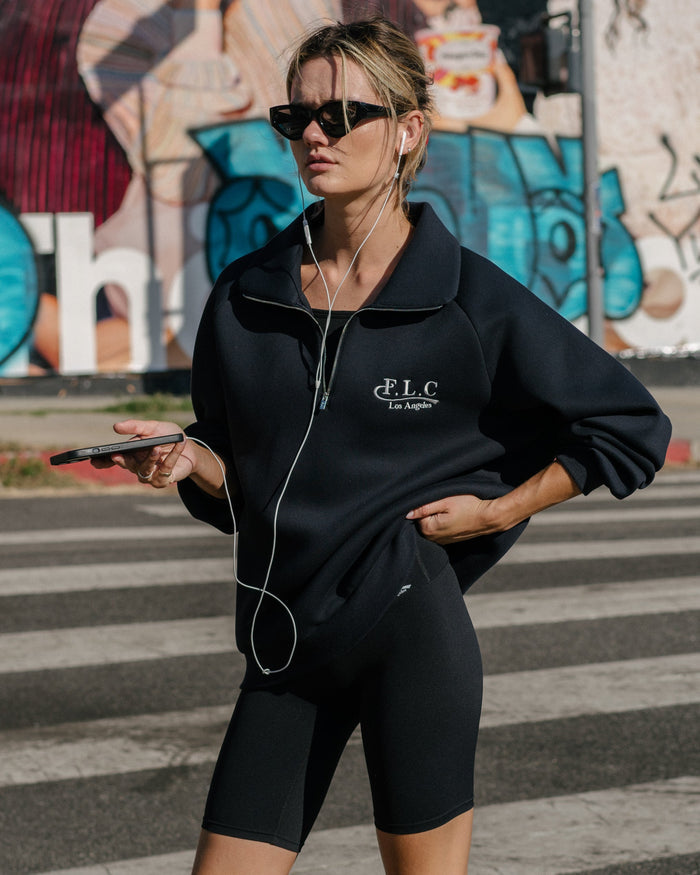 [FLC] FLC ESSENTIAL BIKER SHORTS (Black)
