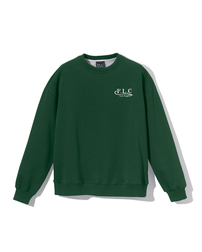 [FLC] FLC ESSENTIAL CREWNECK SWEATSHIRTS (Dark Green)