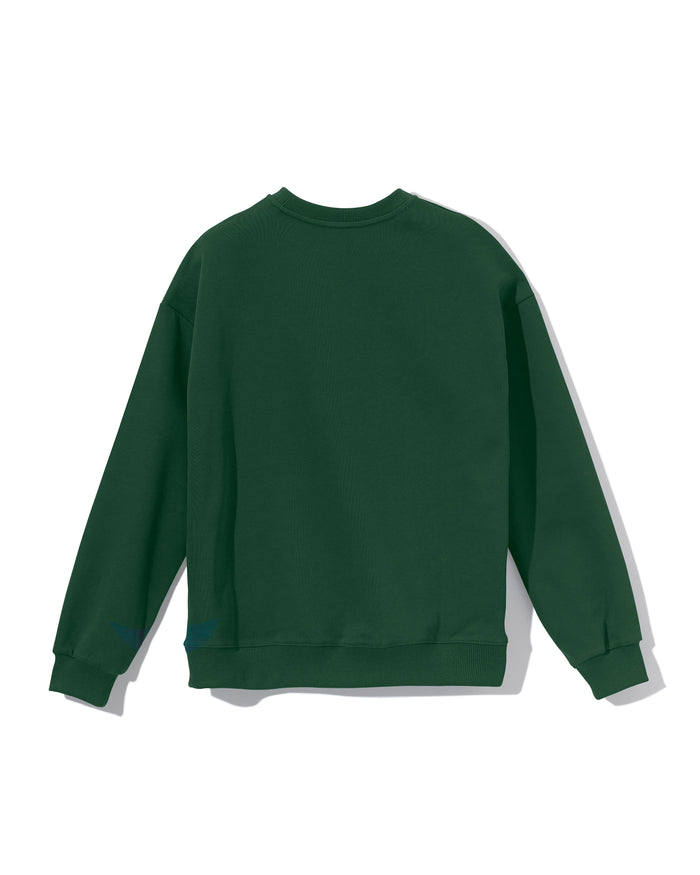 [FLC] FLC ESSENTIAL CREWNECK SWEATSHIRTS (Dark Green)