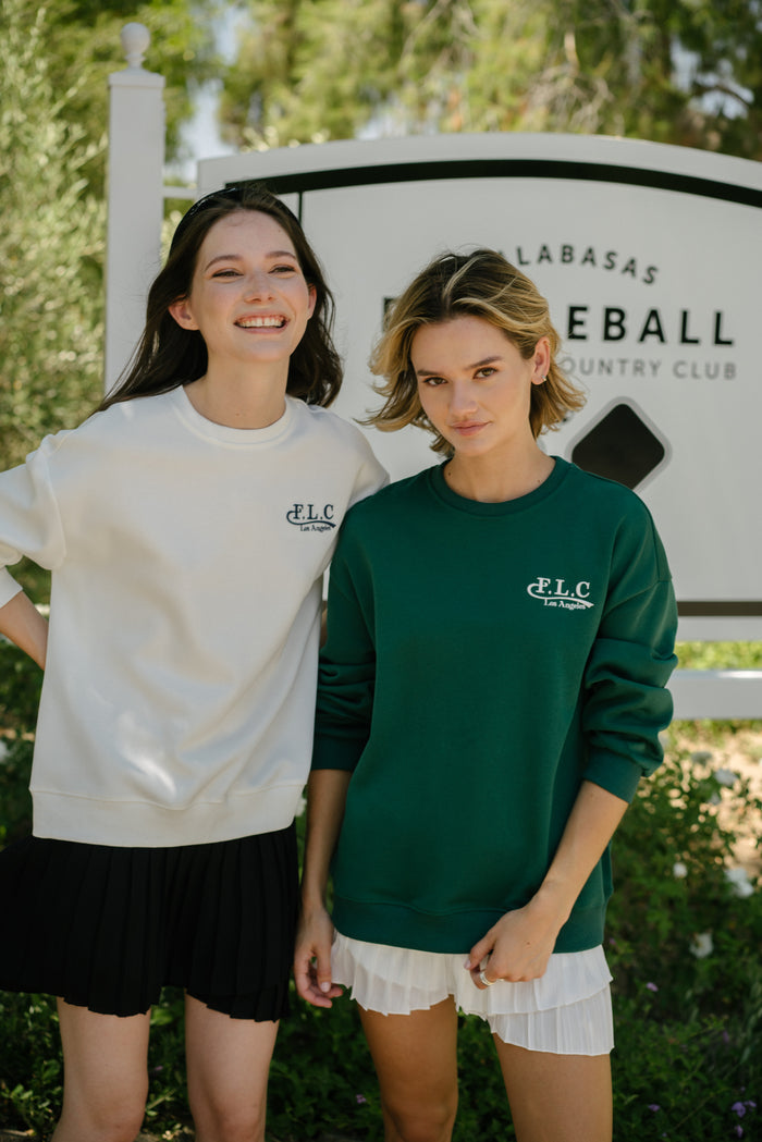 [FLC] FLC ESSENTIAL CREWNECK SWEATSHIRTS (White)