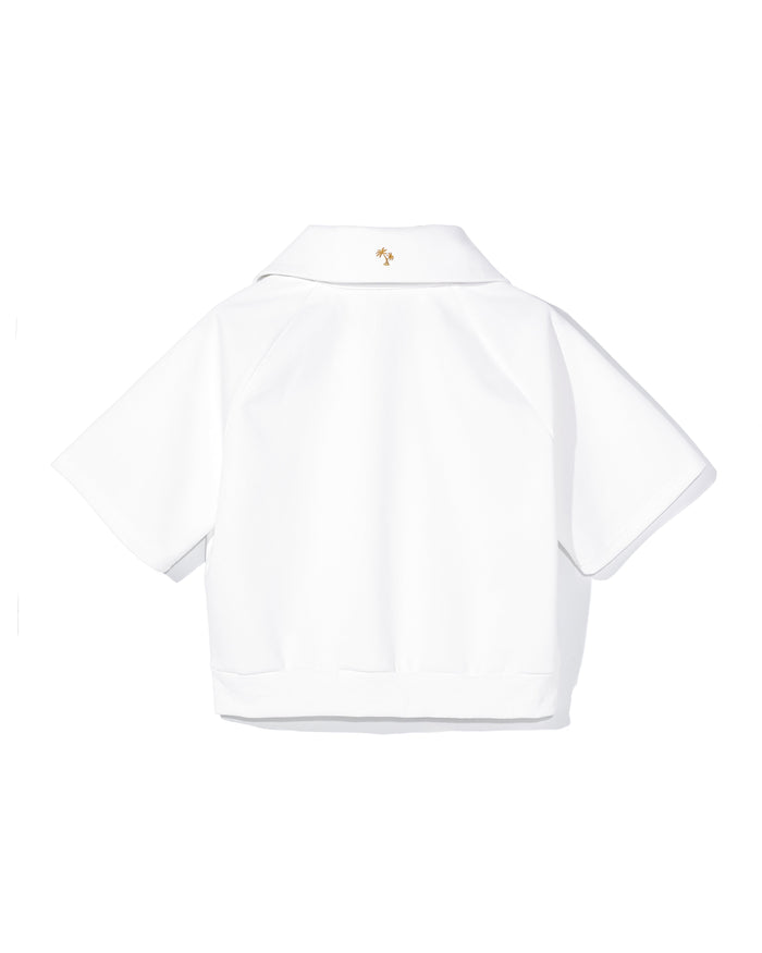 [FLC] FLC ESSENTIAL HALF ZIP PULLOVER (White)