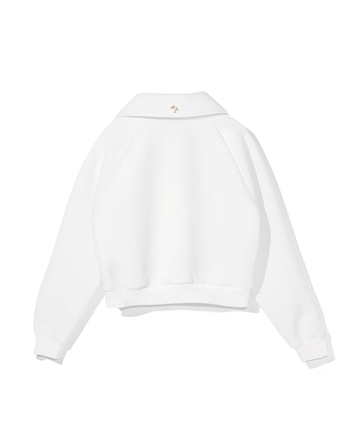 [FLC] FLC ESSENTIAL QUARTER ZIP PULLOVER (Ivory)