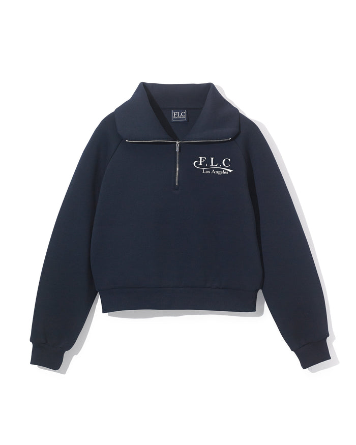 [FLC] FLC ESSENTIAL QUARTER ZIP PULLOVER (Navy)