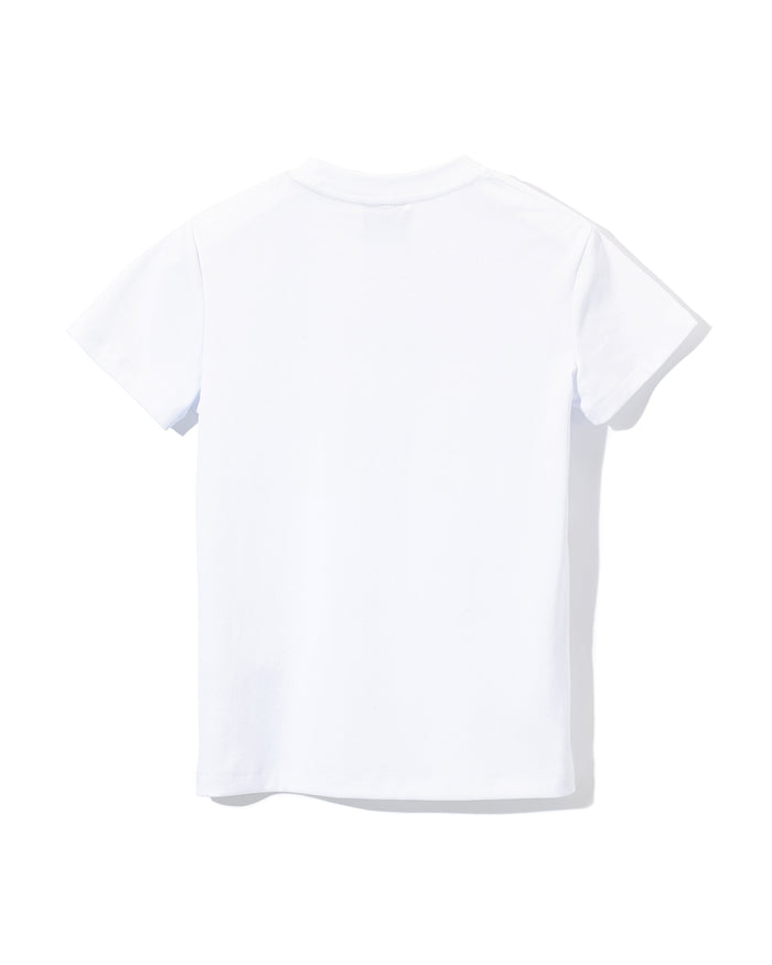 [FLC] LOGO SLIM T-SHIRT (White)