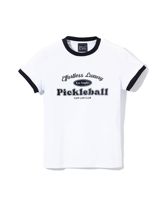 [FLC] PICKLEBALL SLIM T-SHIRT (White)