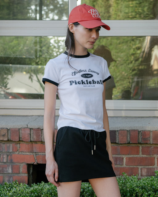 [FLC] PICKLEBALL SLIM T-SHIRT (White)