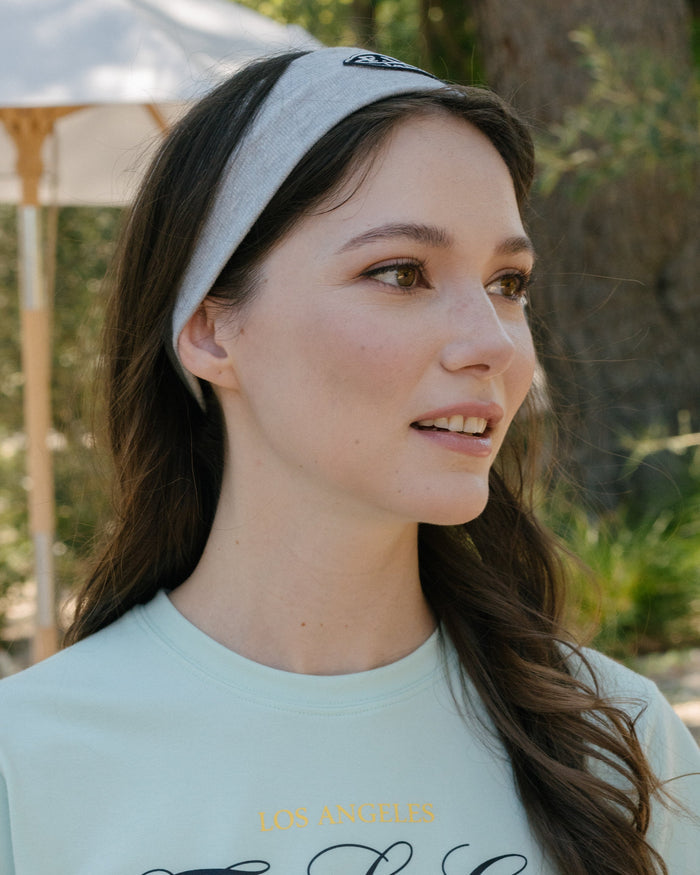 [FLC] STRETCH HAIRBAND (Melange Grey)