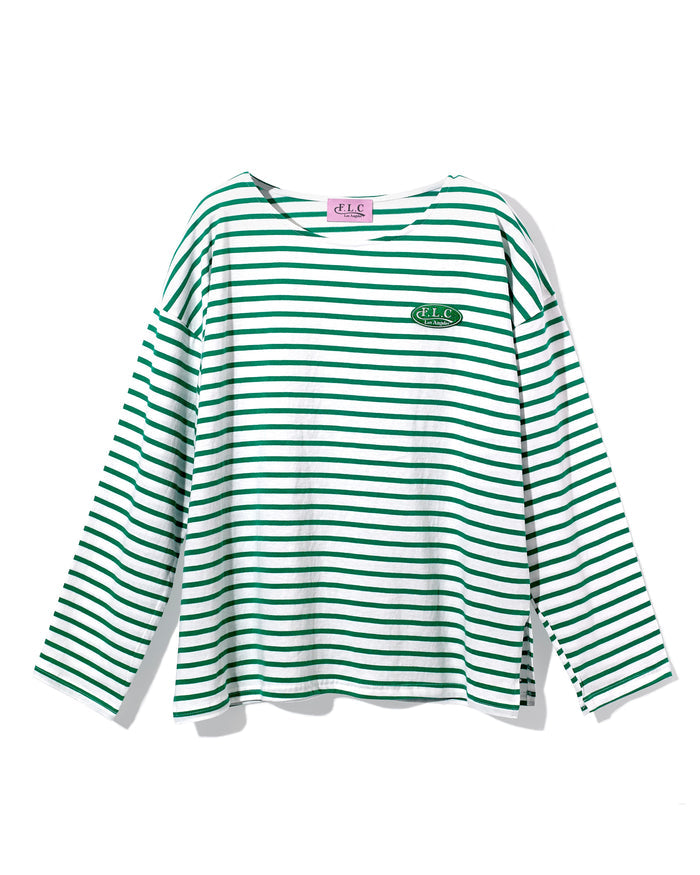 [FLC] WAPPEN STRIPE T-SHIRT (Green)