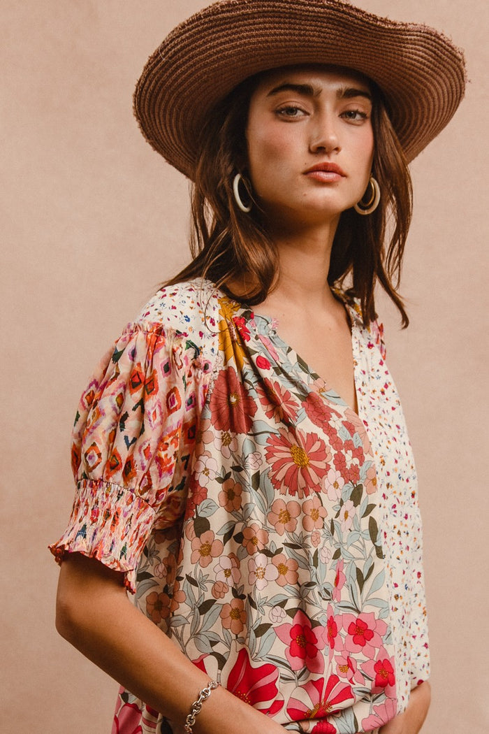 Floral Charm Top-Cute-Trendy-Shop-Womens-Boutique-Clothing-Store