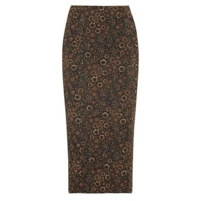 Rochas Floral Jacquard Pencil Skirt - Runway Catalog