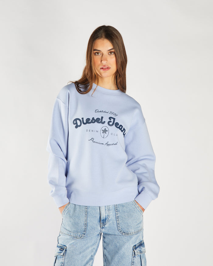 Flossy Sweatshirt Pale Periwinkle