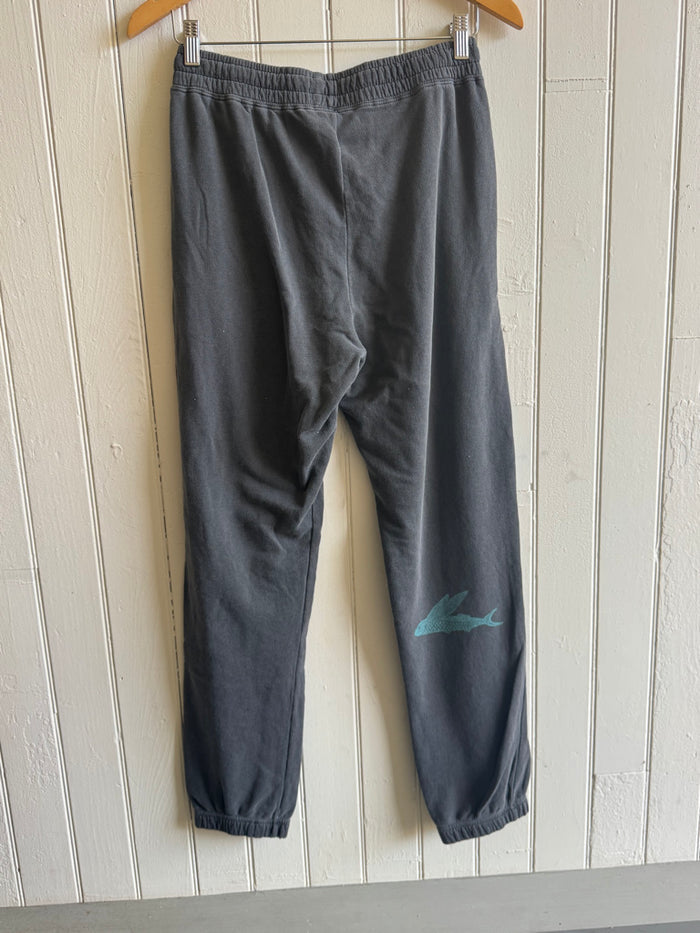 Flying Fish Sweatpants in Charcoal