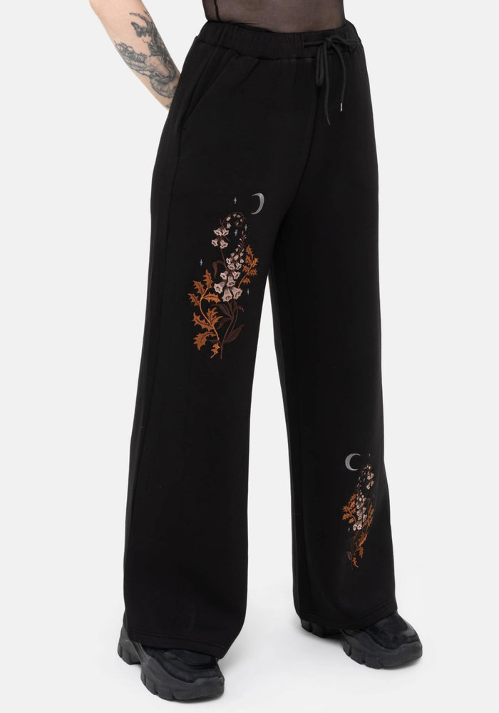 Foxglove Embroidered Straight Leg Jogger